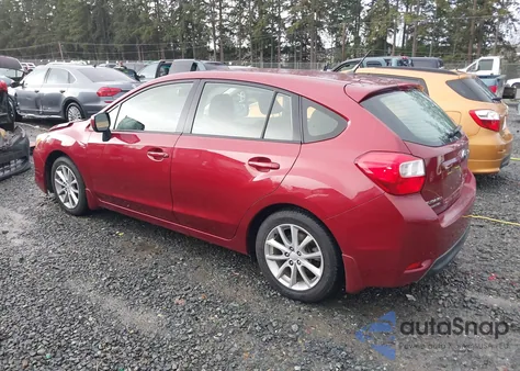 2013 Subaru Impreza 2.0I Premium from USA, damaged, VIN JF1GPAC68DH206647
